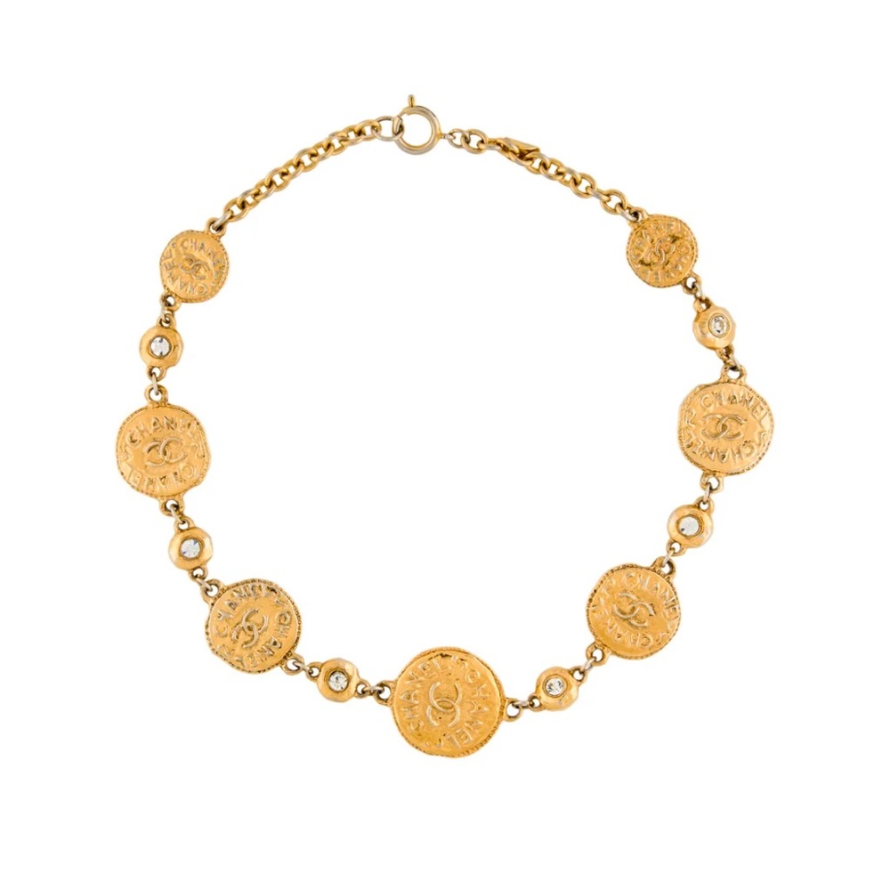 Chanel Gold Coin Necklace - Picture 2 of 5